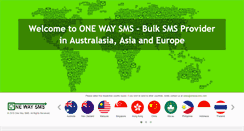 Desktop Screenshot of onewaysms.com