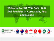Tablet Screenshot of onewaysms.com